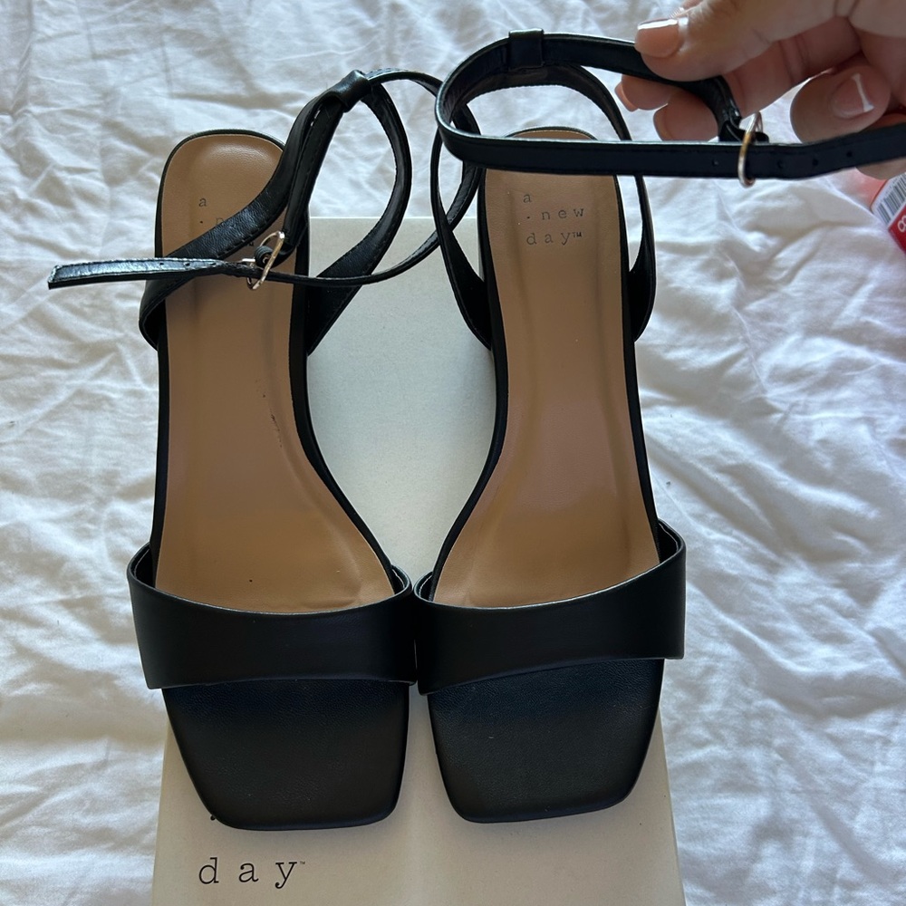 A New Day Elegant Black Sandals